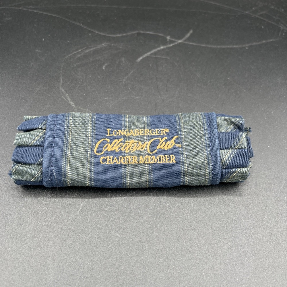 💙 Longaberger Charter Member Handle Gripper – Collectors Club Stripe–19‑1643C💙